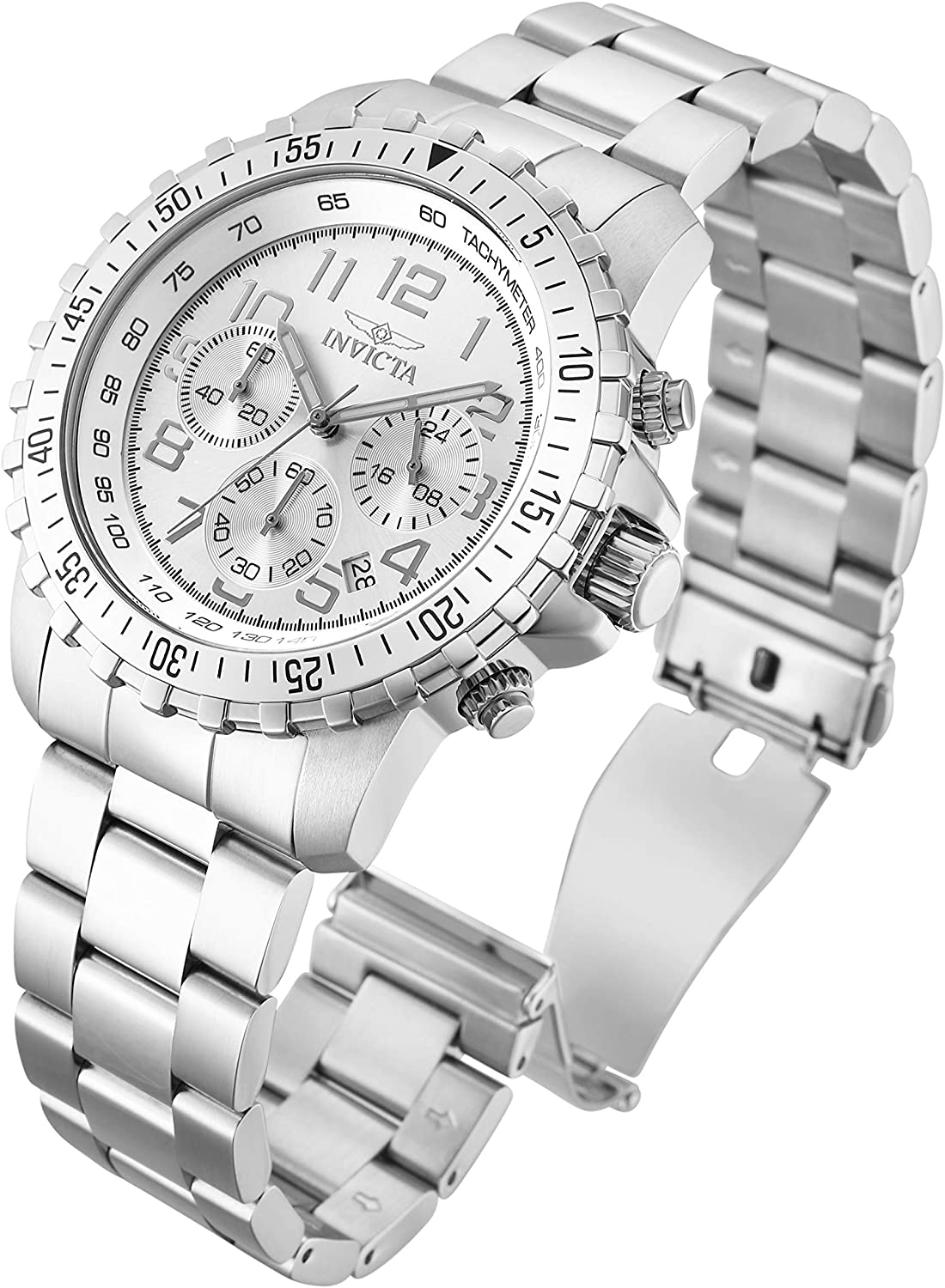 Invicta Men's Specialty Quartz Watch with Stainless Steel Band - Image 6